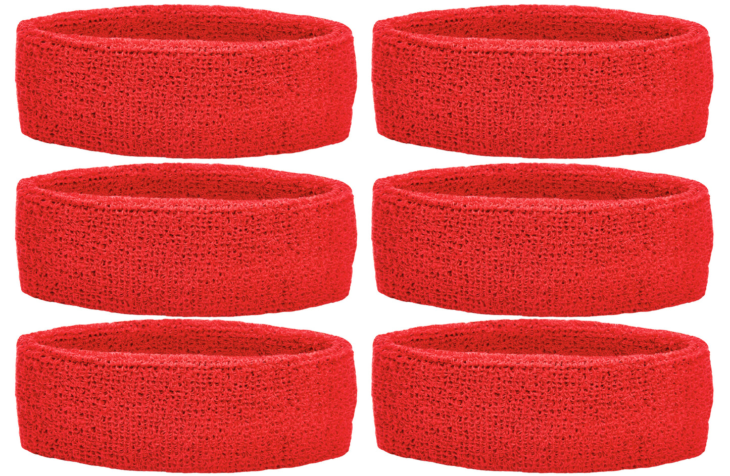 TEAM PACK-Headbands-Red (6/pack)