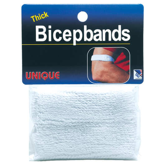 1" BICEPBANDS - White (2/package)