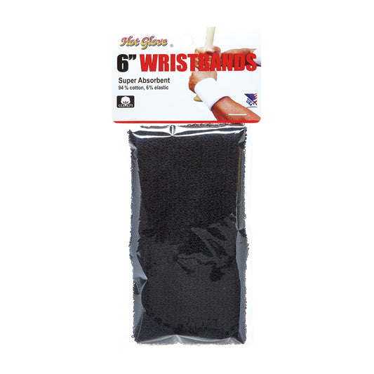 Hot Glove 6″ WRISTBAND – Black