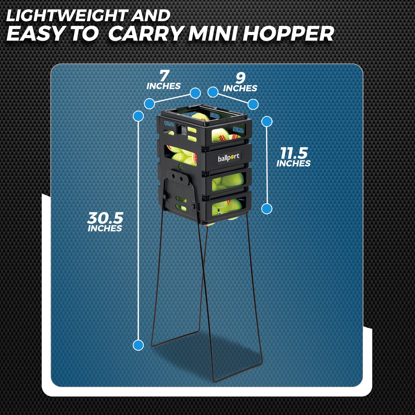 Tourna Ballport Mini 36 - Black