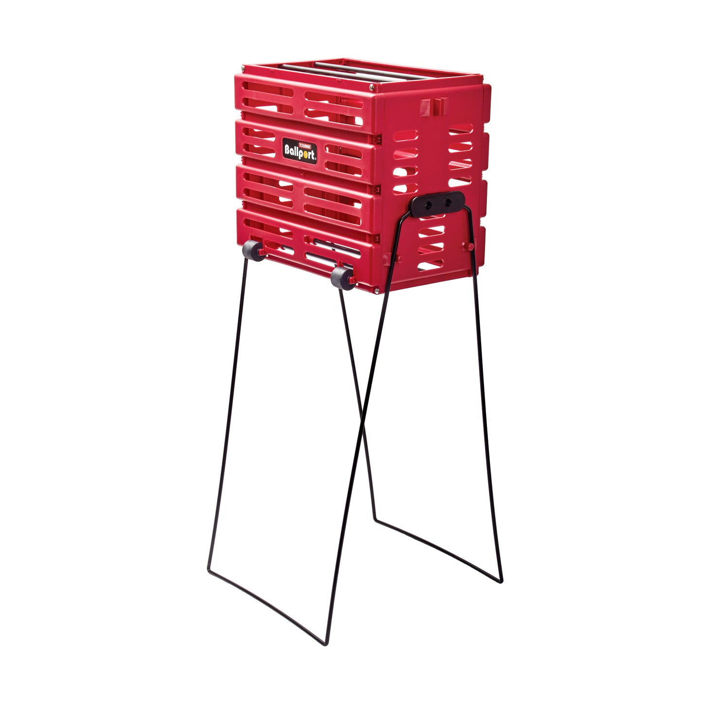 Tourna Ballport Deluxe 80 with Wheels - Red