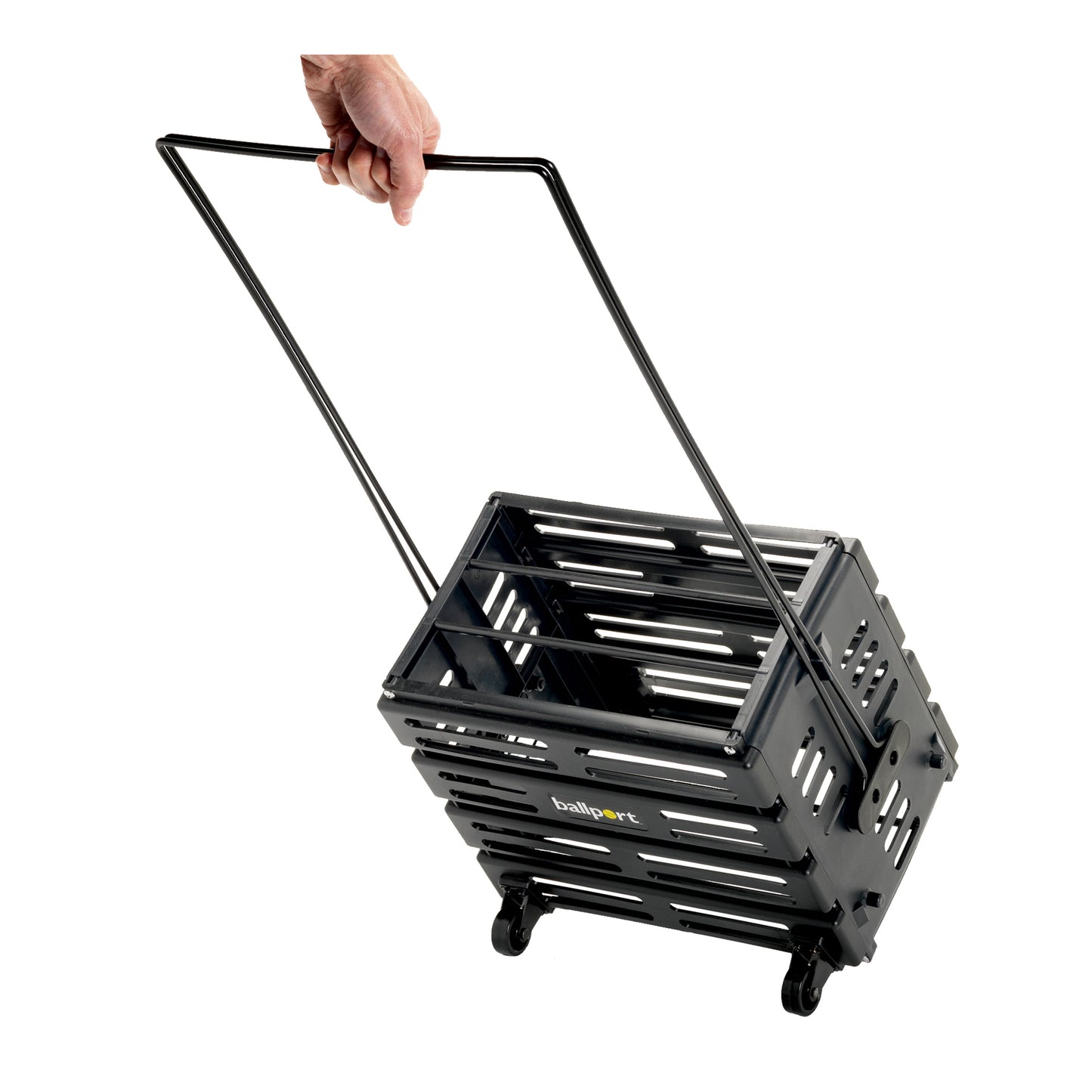 Tourna Ballport Deluxe 80 with Wheels - Black