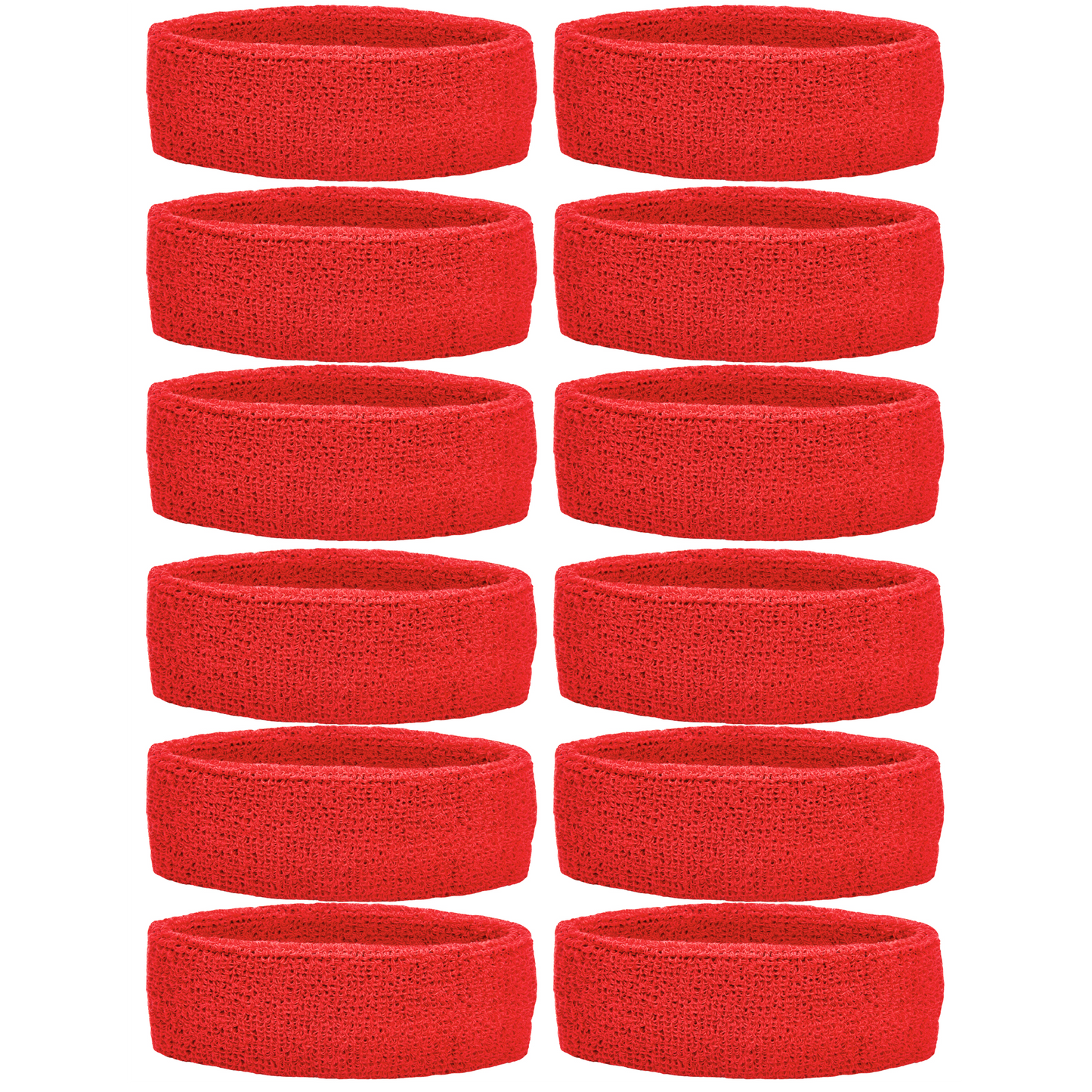 TEAM PACK-Headbands-Red (12/pack)