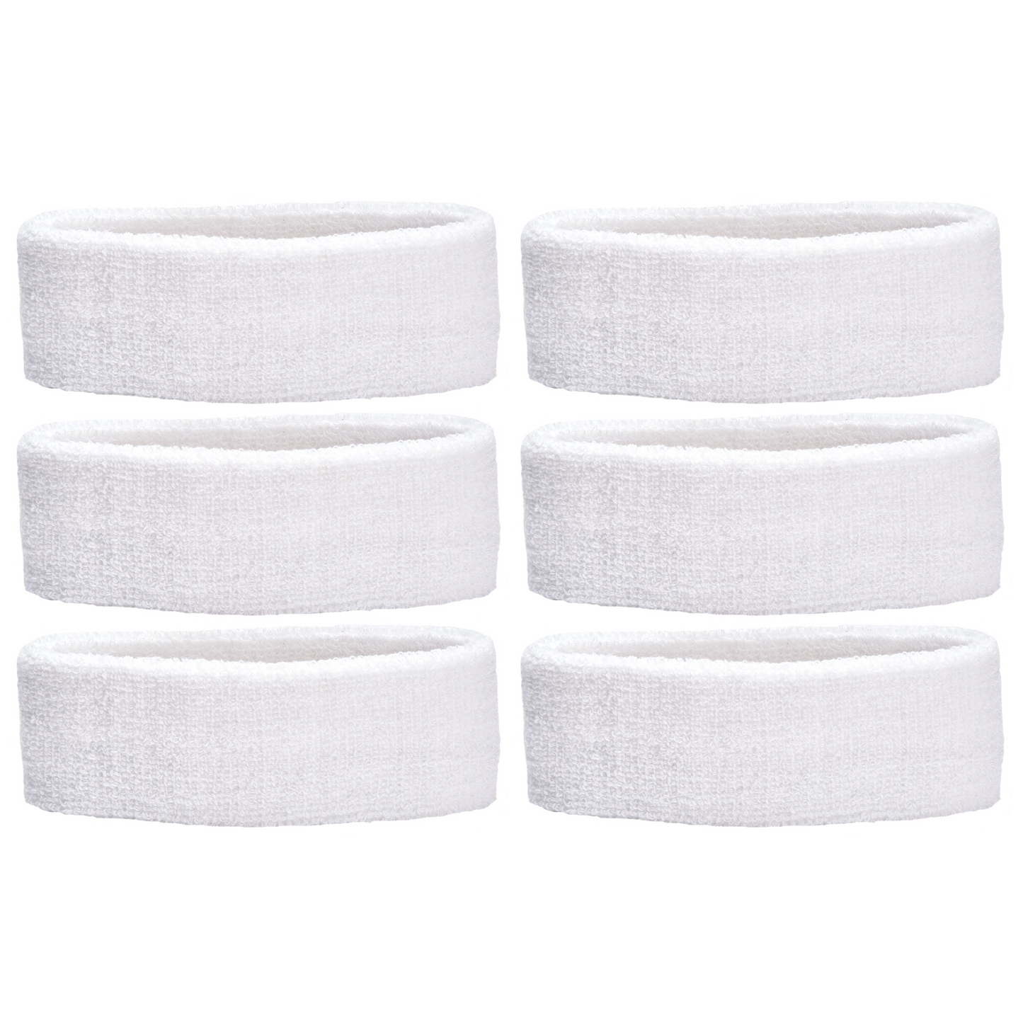 TEAM PACK-Headbands-white (6/pack)
