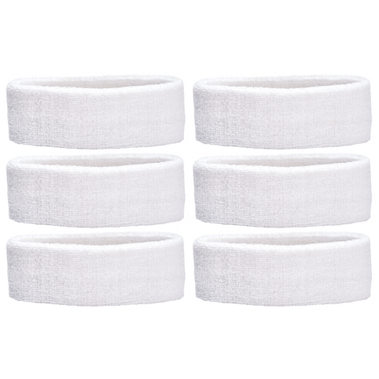 TEAM PACK-Headbands-white (6/pack)