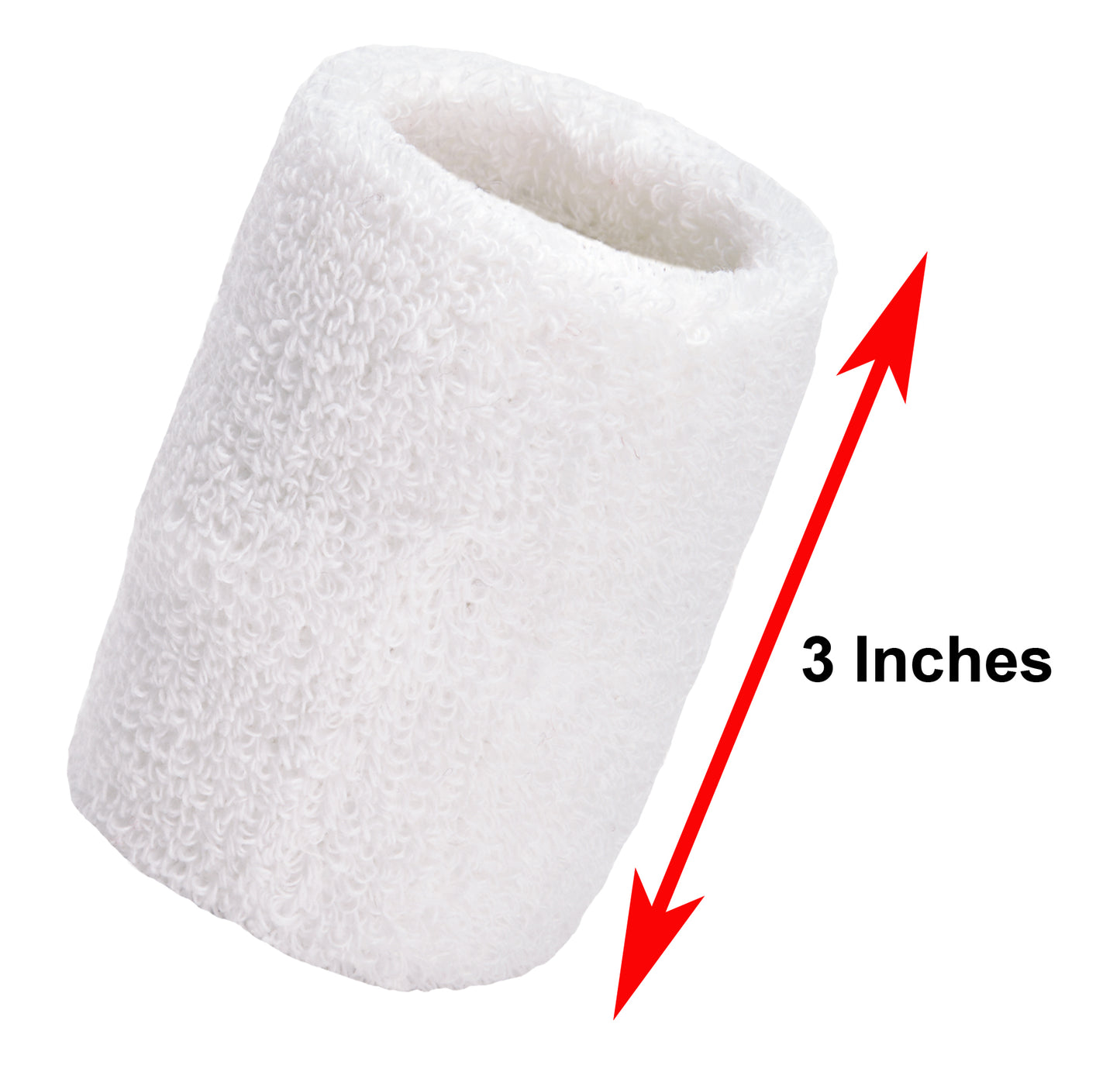 Hi Performance Wristbands White