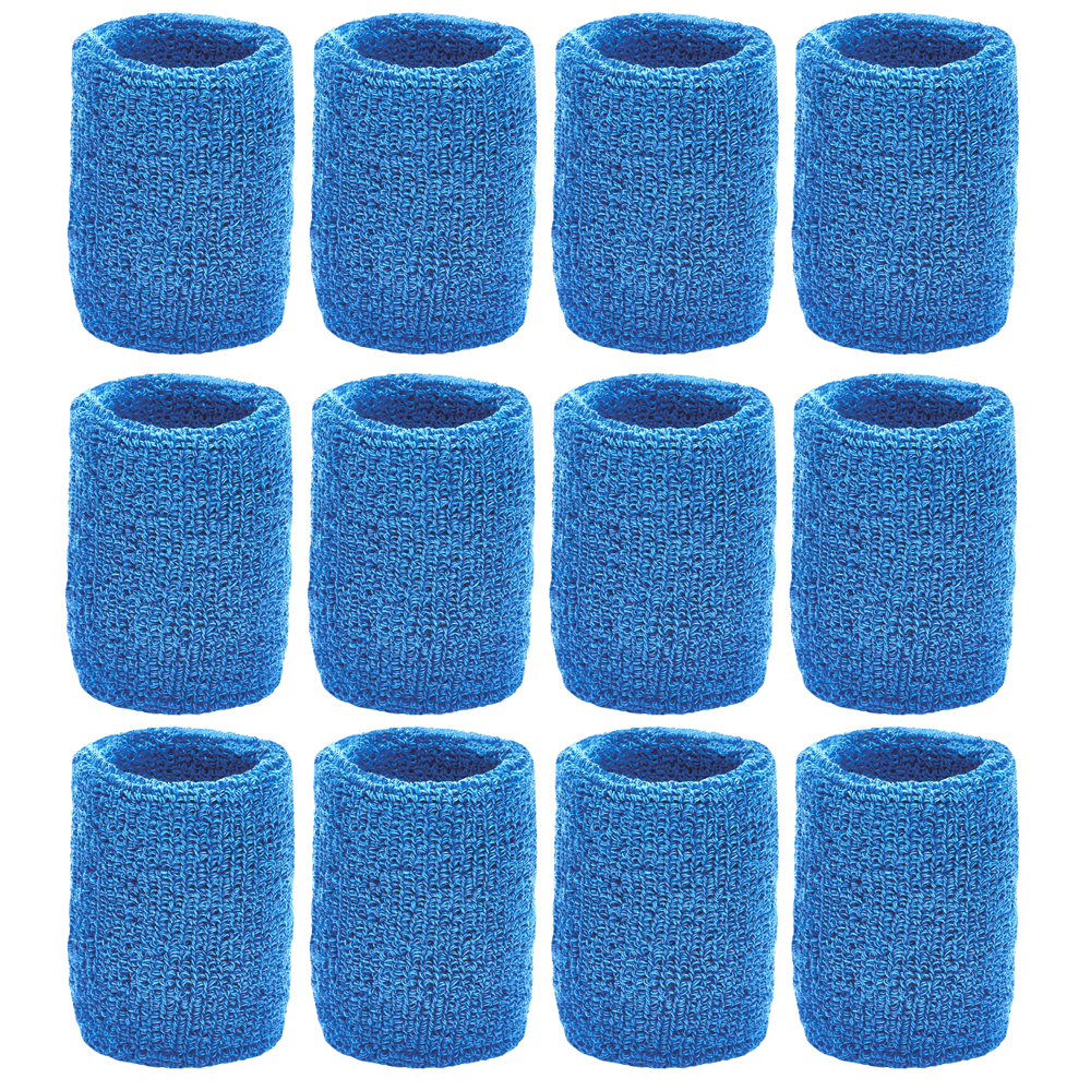 12 Wristbands Team Pack (6 Pair) Choose Color