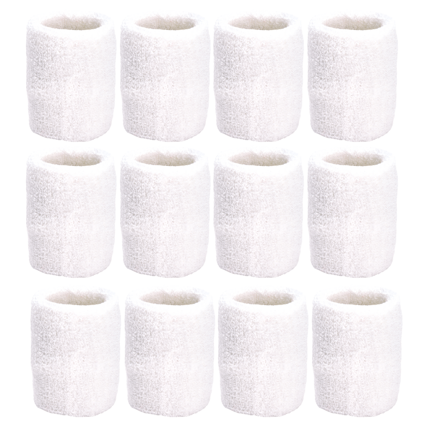 12 Wristbands Team Pack (6 Pair) Choose Color