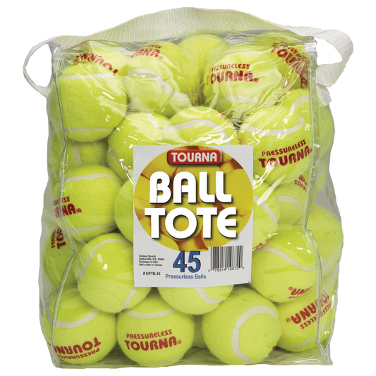 Pressureless Tennis Balls 45 Ball Tote