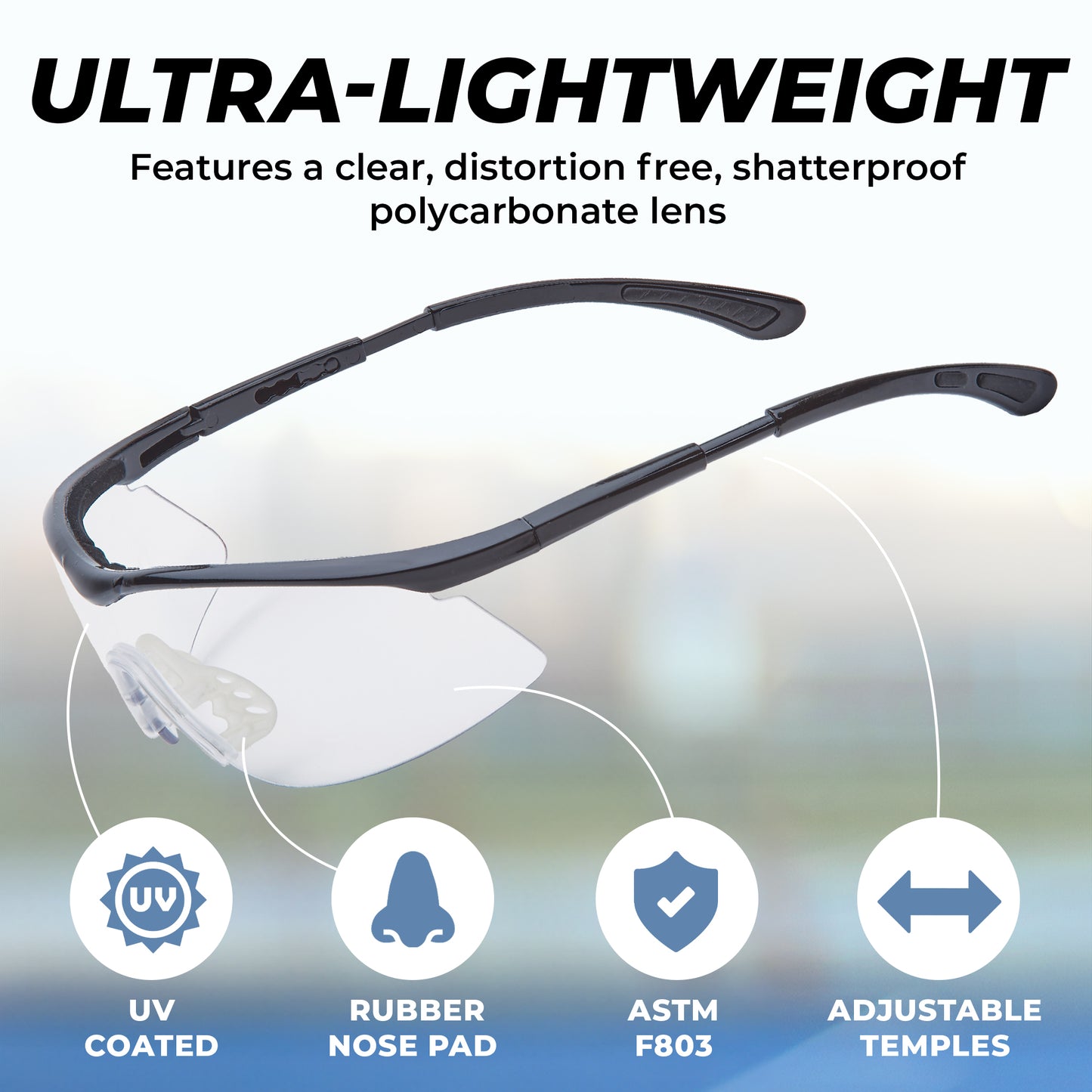 Tourna Clear Eye Protection for Pickleball and Tennis