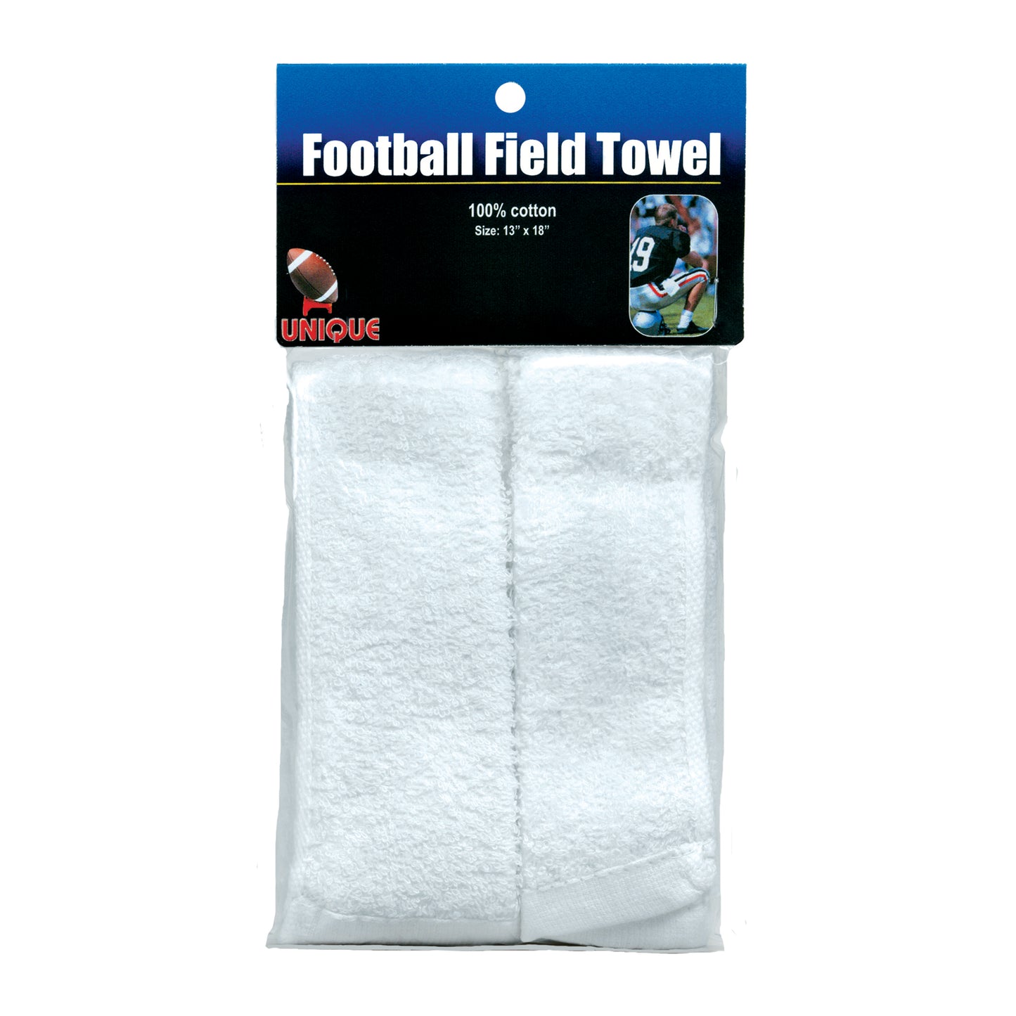 Football FIELD TOWEL-White