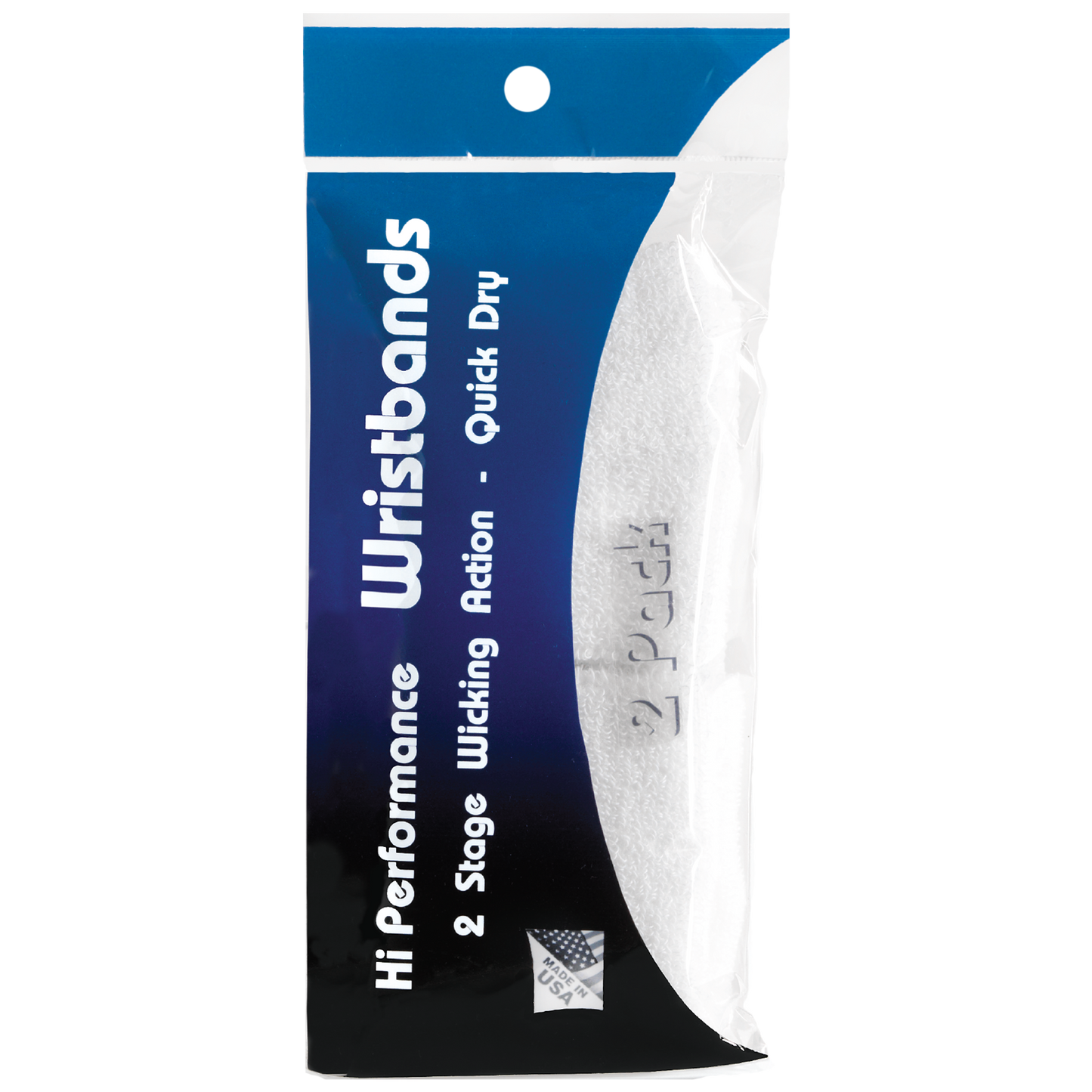 Hi Performance Wristband White - 2 pairs