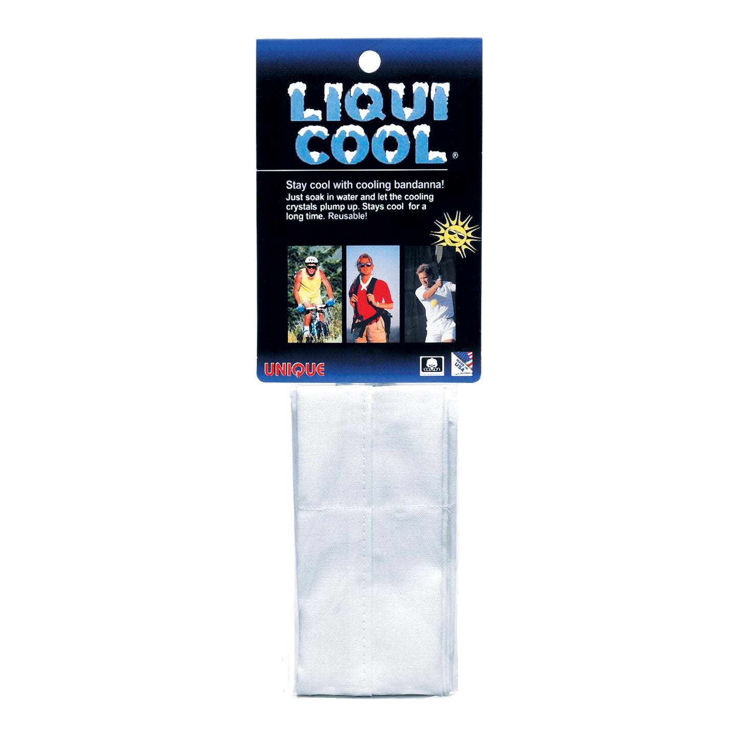 LIQUICOOL Cooling Bandanna-White