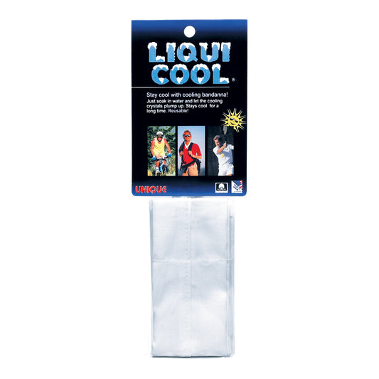 LIQUICOOL Cooling Bandanna-White