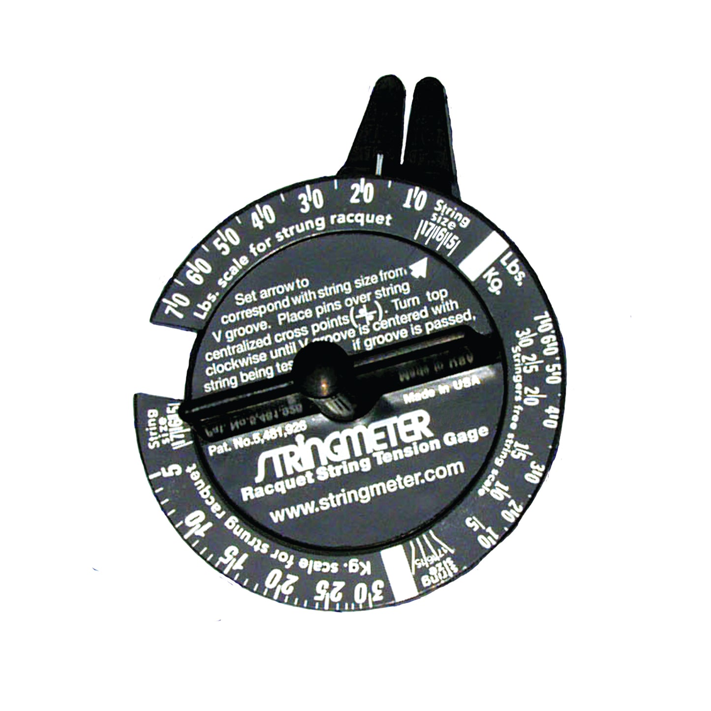 Tourna String Meter String Tension Tester Black