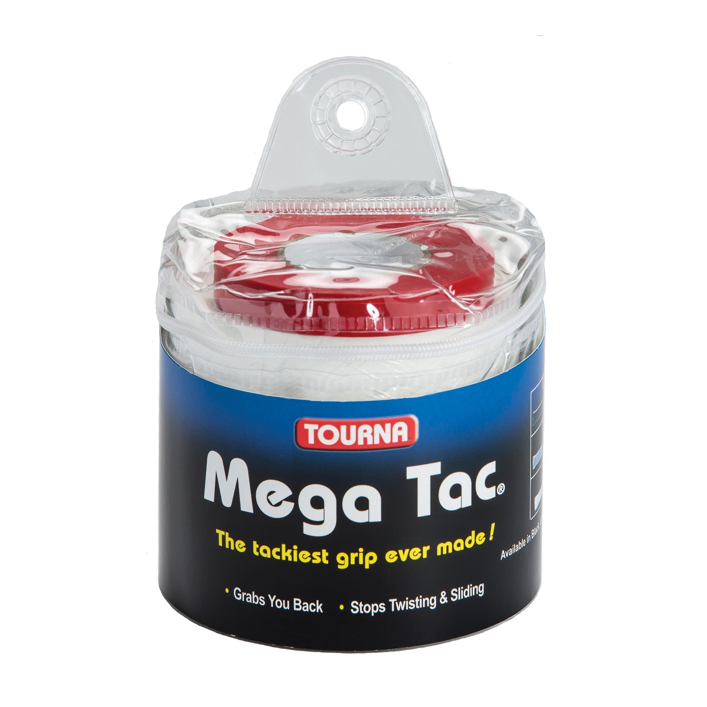 Tourna Mega Tac Extra Tacky Overgrip, 30-Pack, White