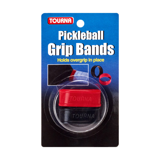 Pickleball Grip Bands, Red & Black