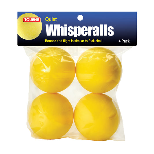 WHISPERBALL - Quiet Foam Pickleball - 4 PACK