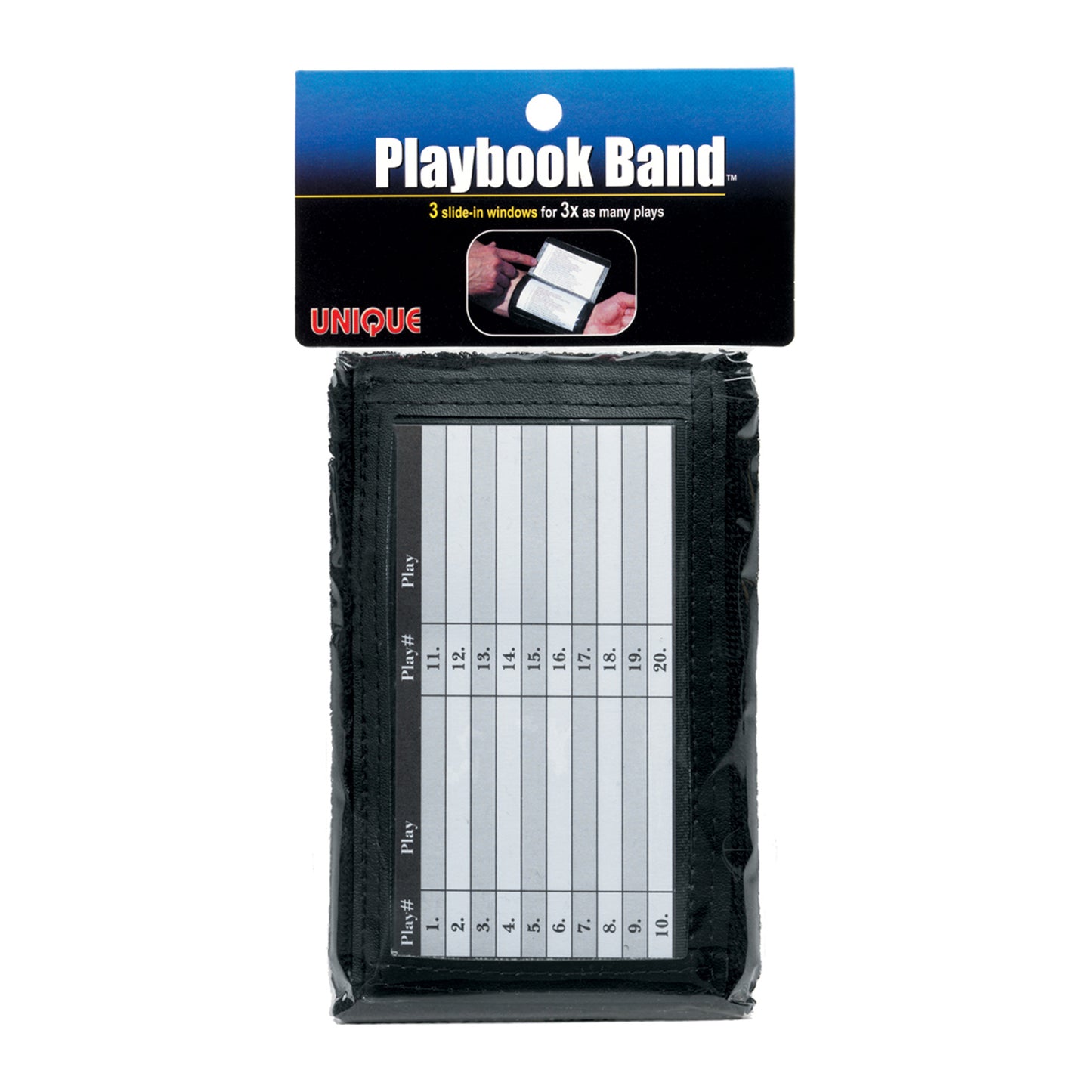 Football PLAY BOOK BAND- Black-Adult
