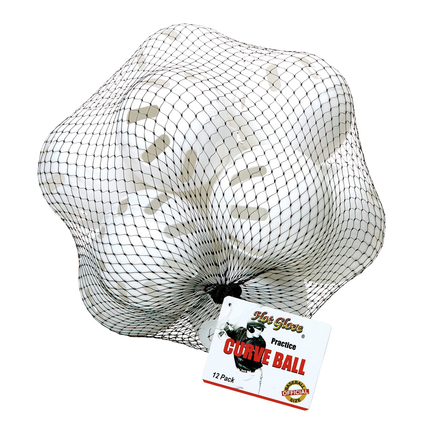 CURVE Baseballs- 12 Mesh pack Bag