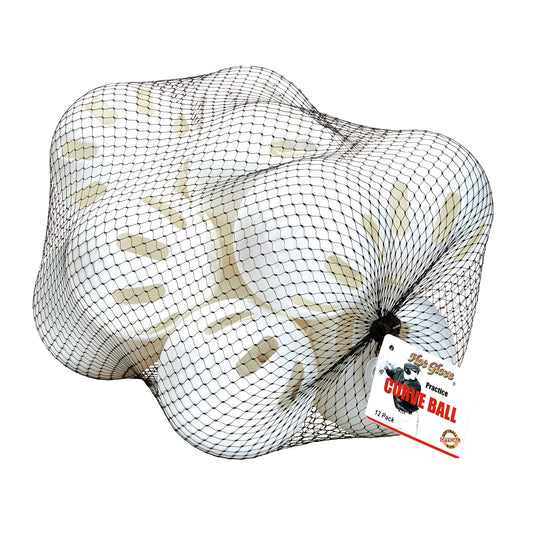 Practice Curve Softballs- 12 Mesh Pack Bag