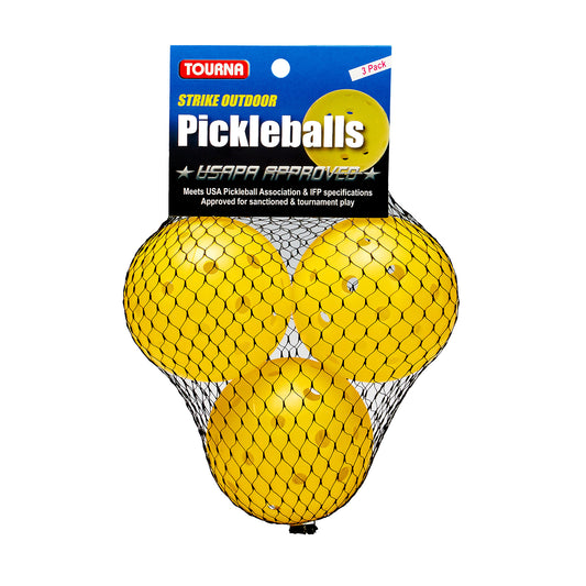 Tourna Strike Outdoor Pickleballs - 3 Pack