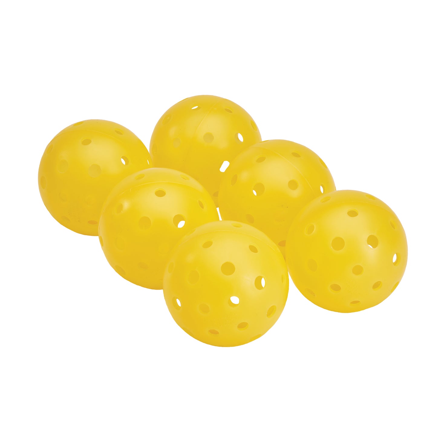 Tourna Strike Outdoor Pickleballs - Yellow - 6 pack