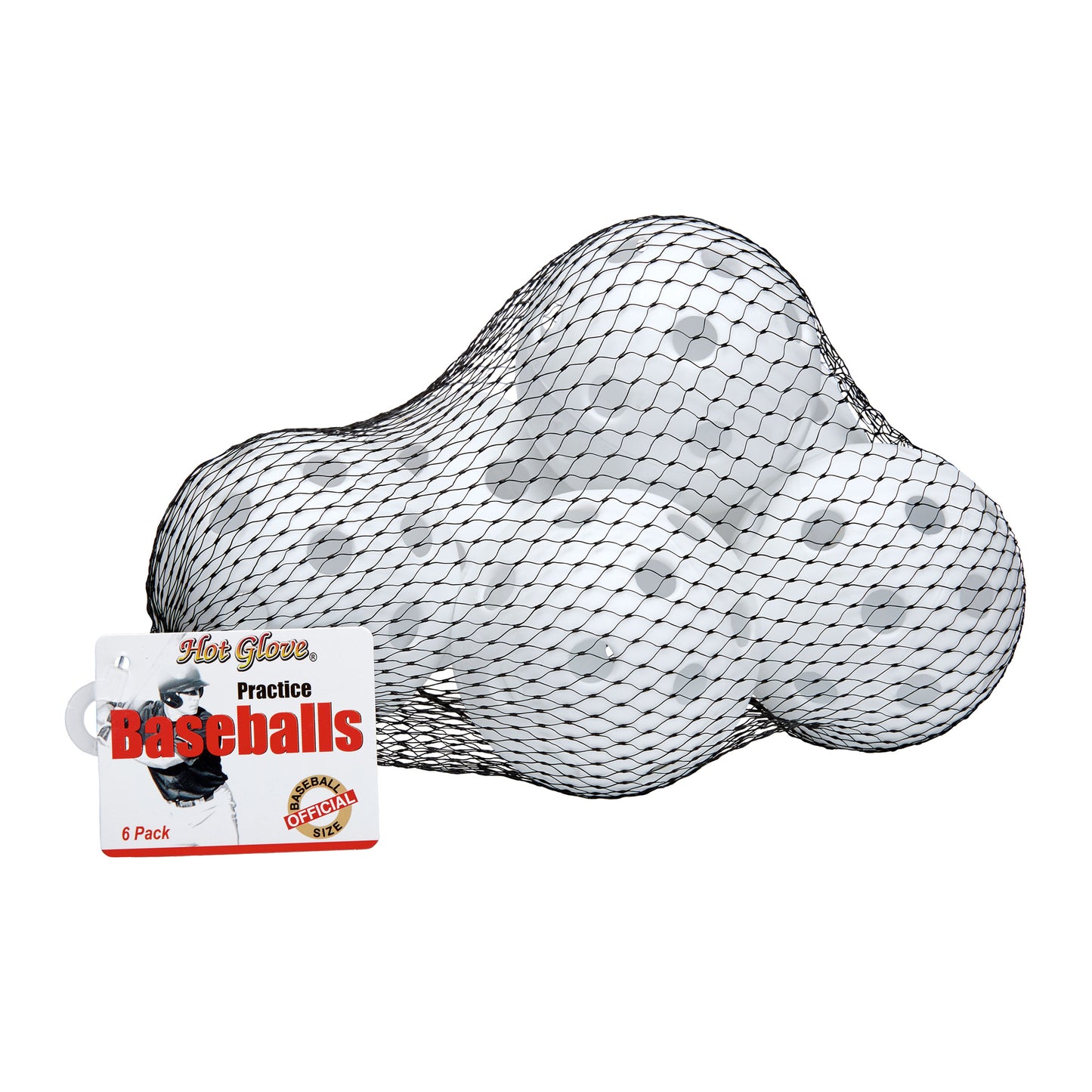 PRACTICE BASEBALLS-6 Pack Mesh Bag