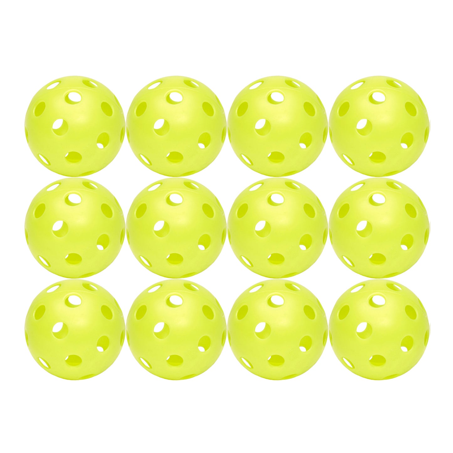 Optic Yellow Practice Softballs -12 mesh pack