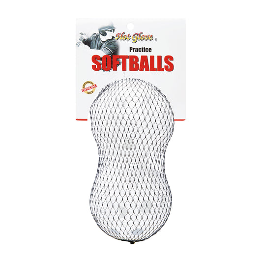 PRACTICE SOFTBALL 2 pack-White