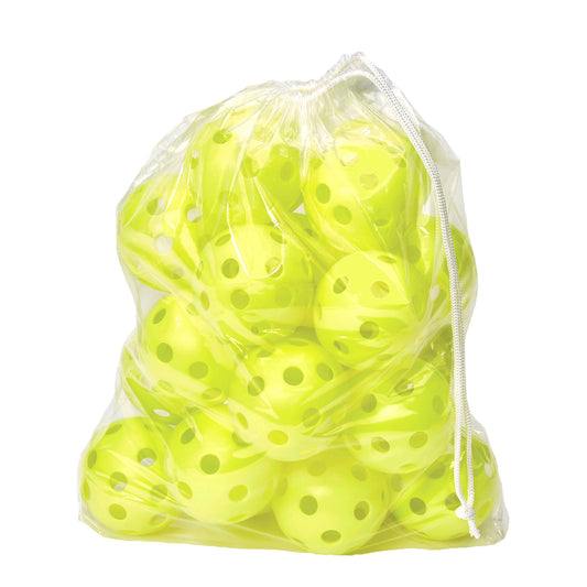 Practice Softballs OPTIC YELLOW - 20 BAG OF BALLS