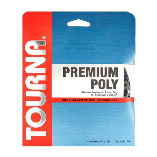 Tourna Premium Poly Black, 16 gauge