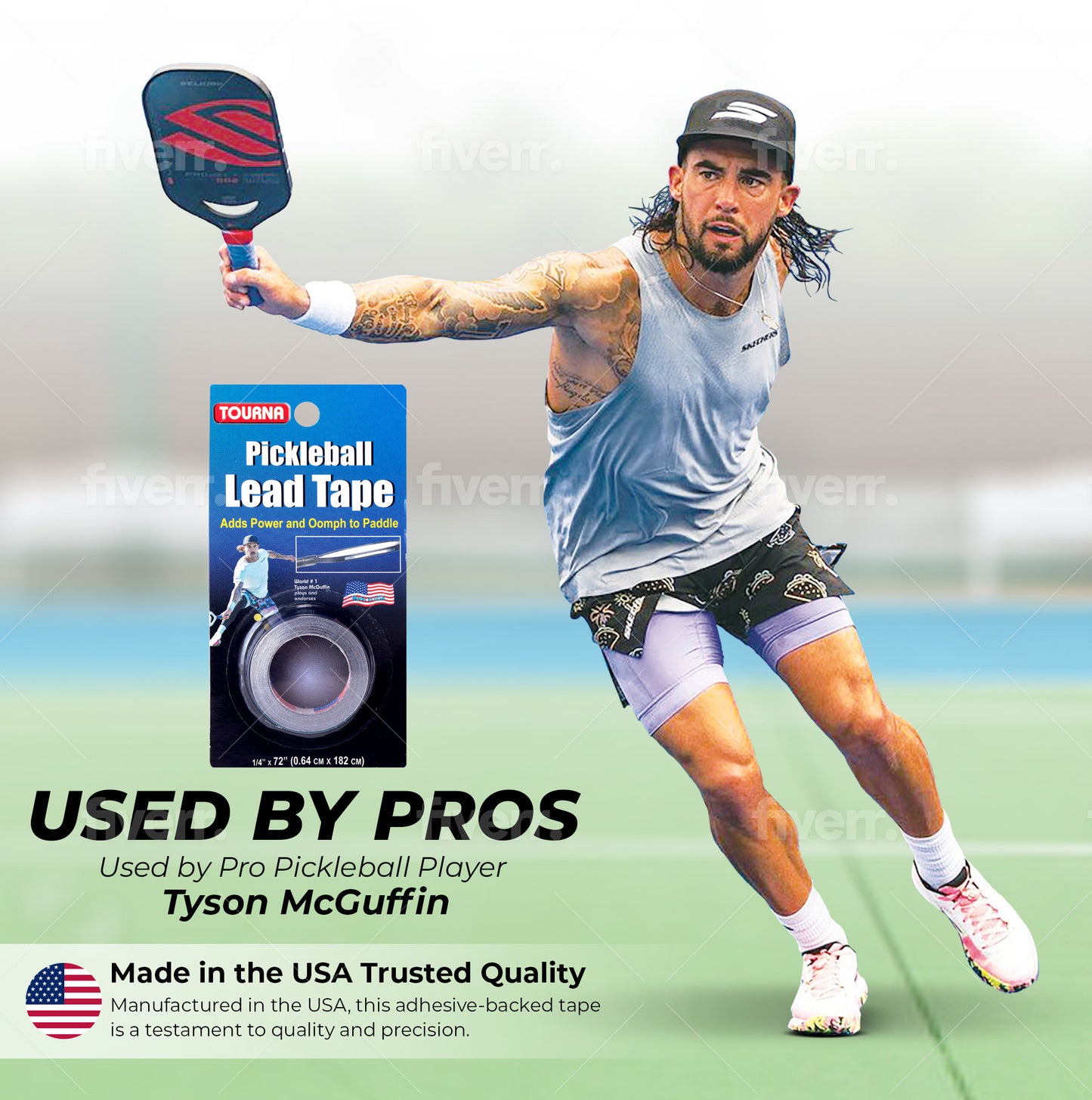 Pickleball LEAD TAPE - 1/4"