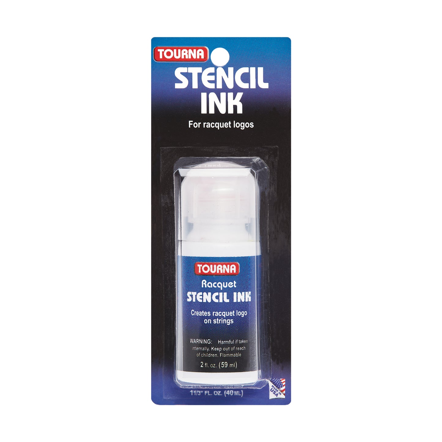 RACQUET STRING STENCIL INK (Choose Color)