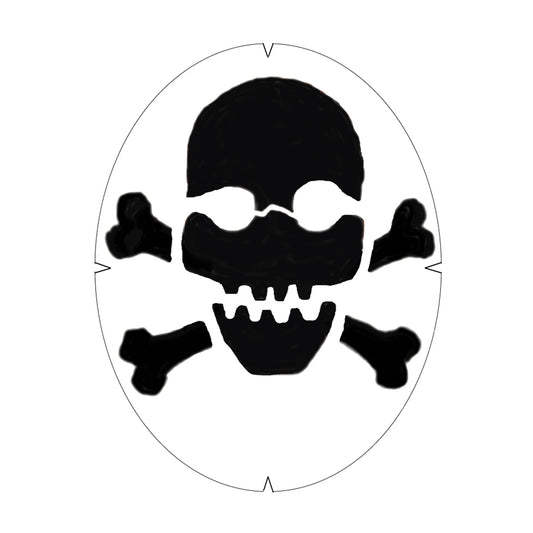 SKULL & CROSSBONES Stencil