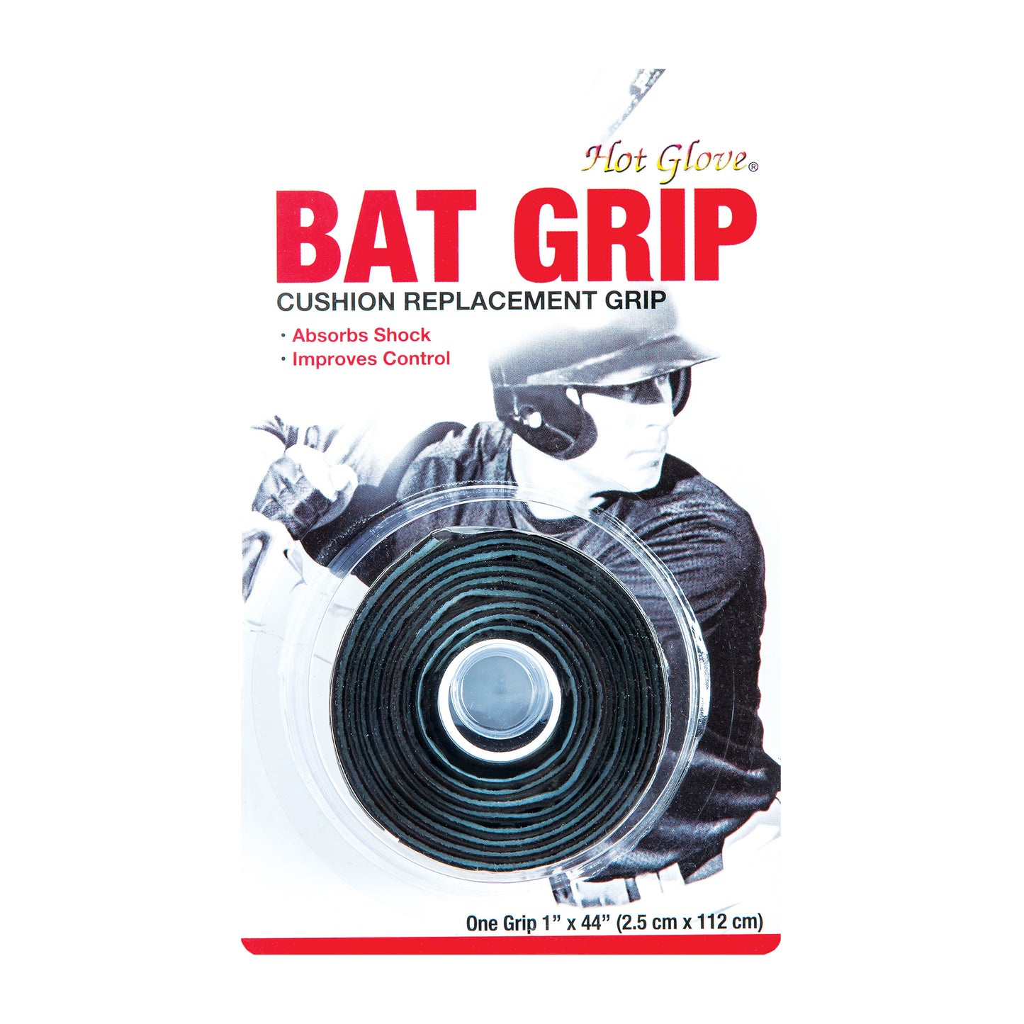 Hot Glove Cushion Bat Grip 1.75mm, Black