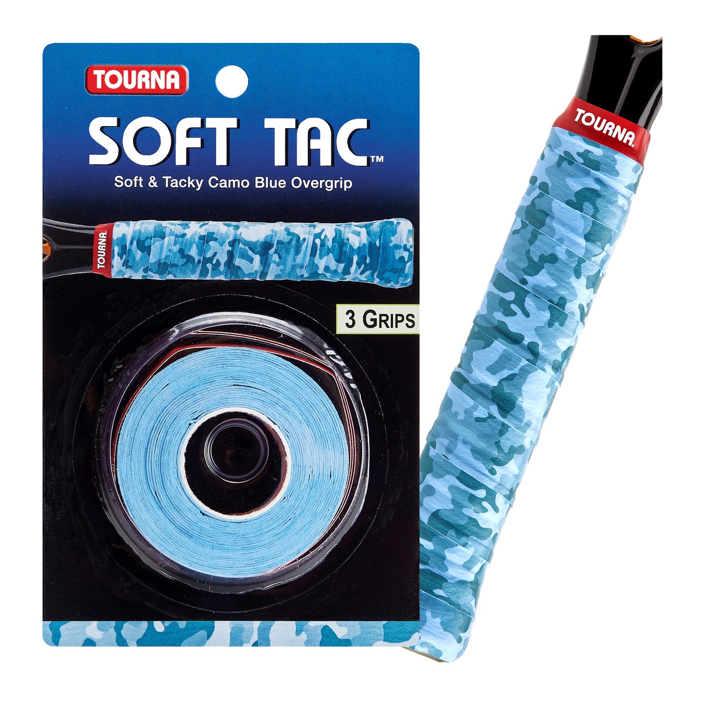 SOFT TAC Overgrip - Blue Camo