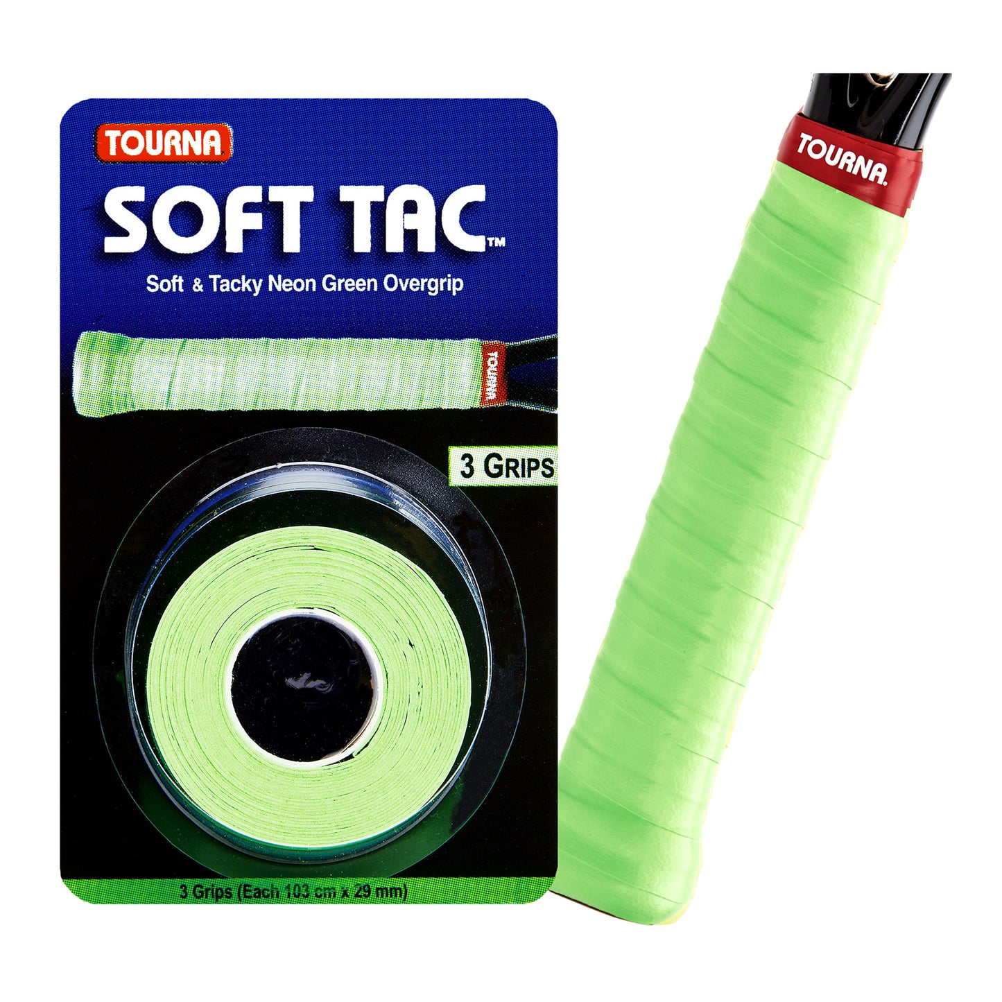 SOFT TAC Overgrip, Neon Green