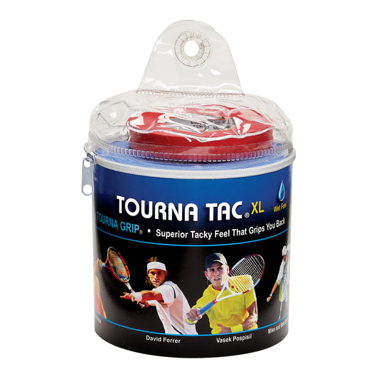 Tourna Tac Tacky Feel Tennis Grip (30XL Grips) Blue