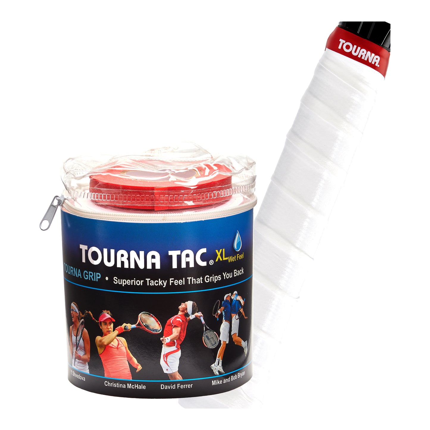 Tourna Tac Tacky Feel Tennis Grip (30XL Grips) White