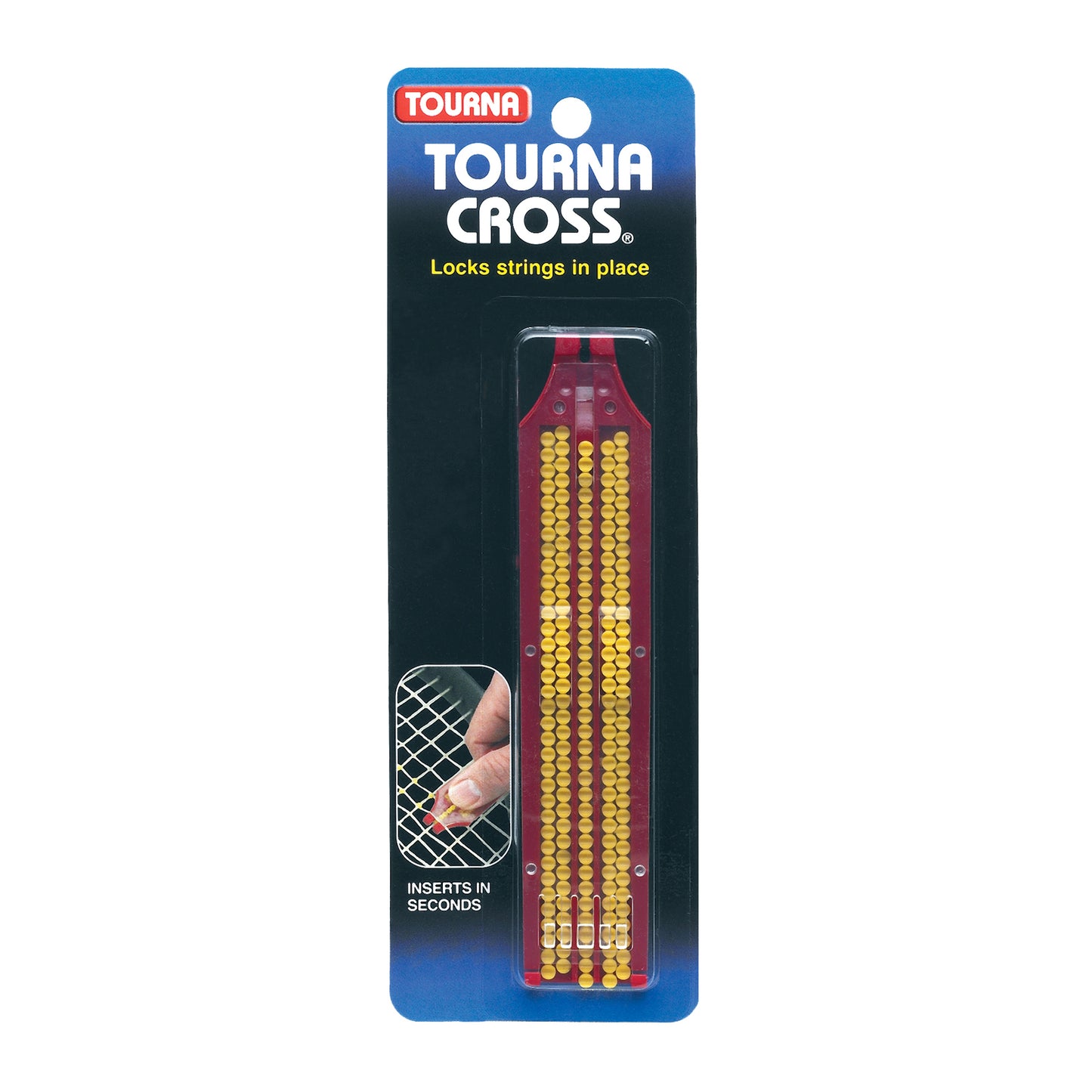 TOURNA Cross String Saver with Applicator,Yellow