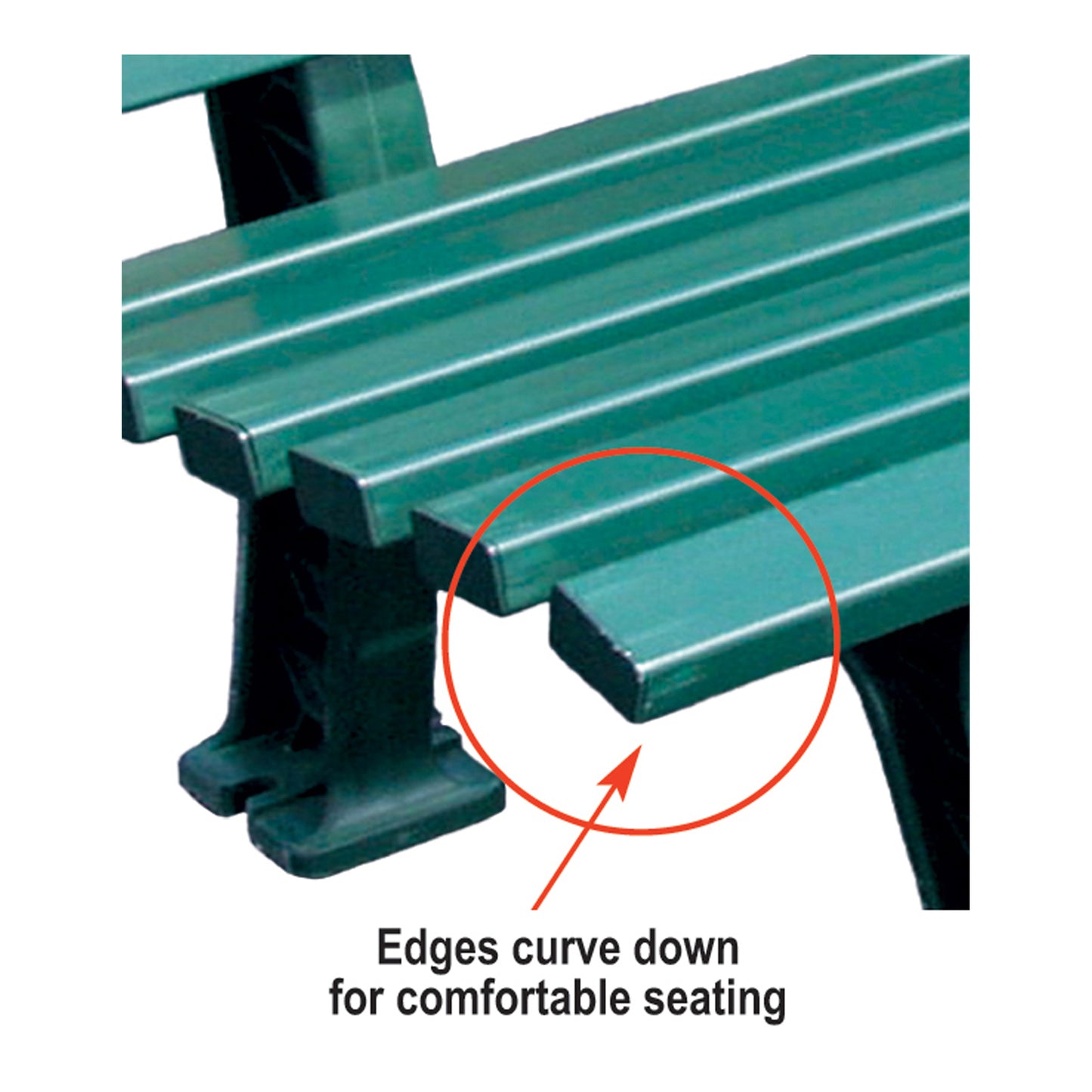 Tourna Courtside BENCH - 5ft-Green