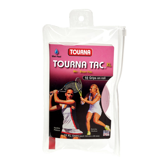 Tourna Tac Tacky Feel Tennis Grip (10XL Grips) Pink