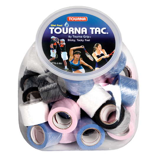 Tourna Tac Jar Display with 36 single rolls