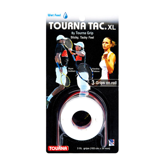 Tourna Tac Tacky Feel Tennis Grip (3XL Grips) White