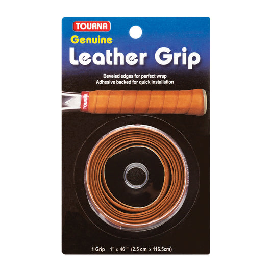 Tourna Leather Replacement Grip, Tan, 1.8mm thick