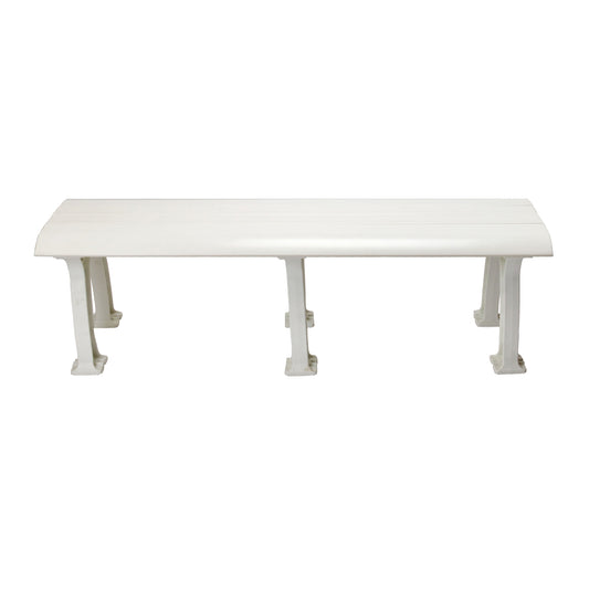 Tourna Mid Court BENCH - 5ft-White