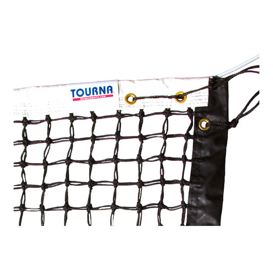 Tourna 3.0mm Single Tennis Net -Poly Headband
