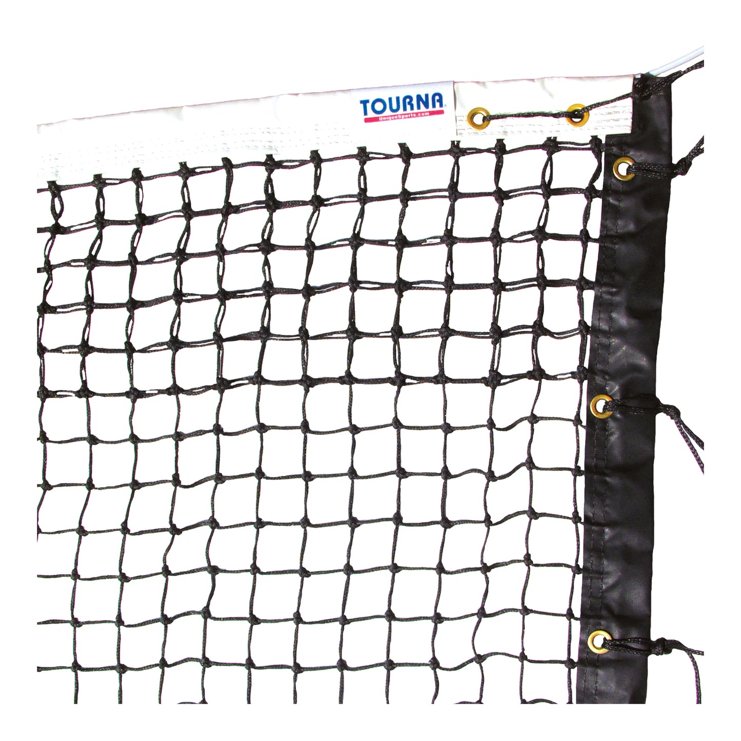 Tourna 3.0mm Double Tennis Net -Vinyl Headband