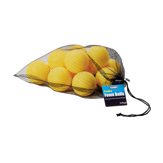 Foam Balls 12 Pack - for Tennis or Pickleball